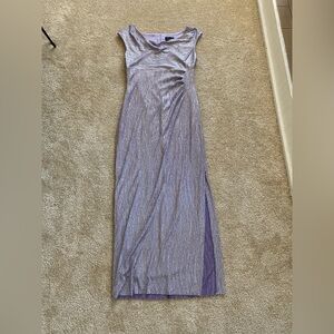Connected Apparel || purple formal dress